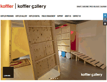 Tablet Screenshot of kofflerarts.org
